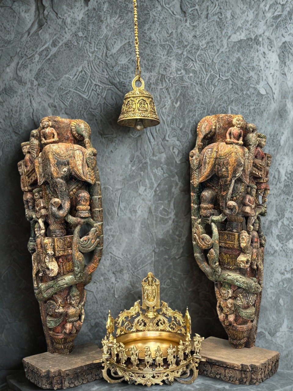 Antique Horse Brackets (Yali)