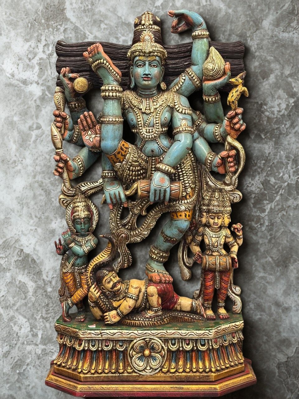 Blue Shiv Tandavam