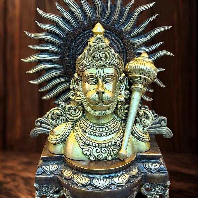 Bronze Hanuman Bust
