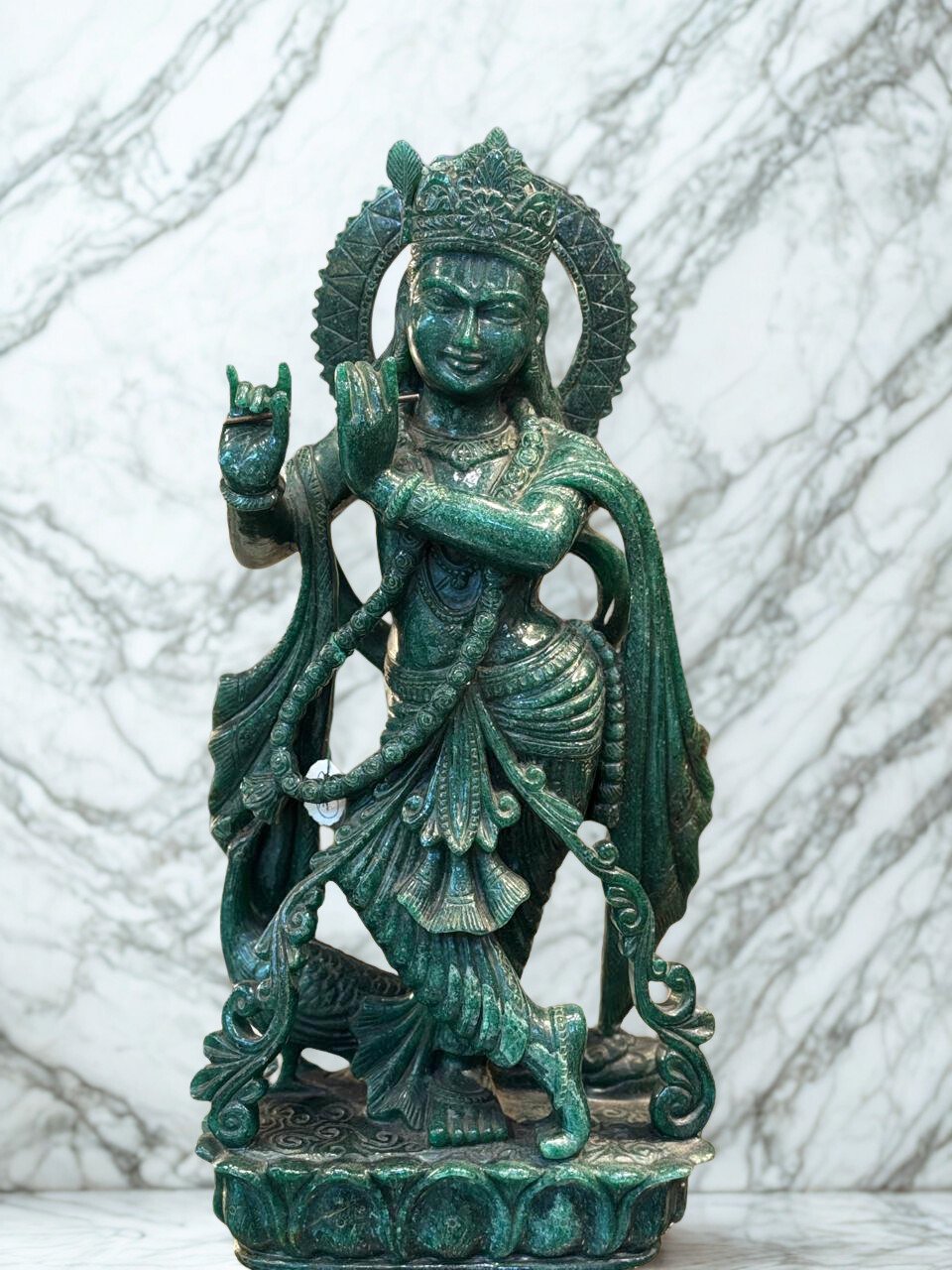 Jade Dancing Krishna